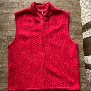 Womens 100% wool vest .  Woolrich . Worn once .